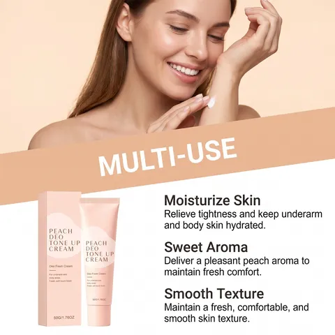 Perzik Oksel Verzorging Crème Dagelijkse Vochtinbrengende Lichaam Zachte Balsem Persoonlijke Verzorging