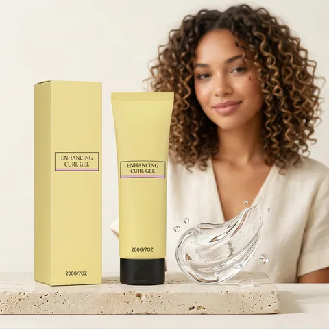 Enhancing Curl Gel Moisturizing And Defining Hair Styling Cream For Wavy Hair Long Lasting Hold Hair Care Styling Product