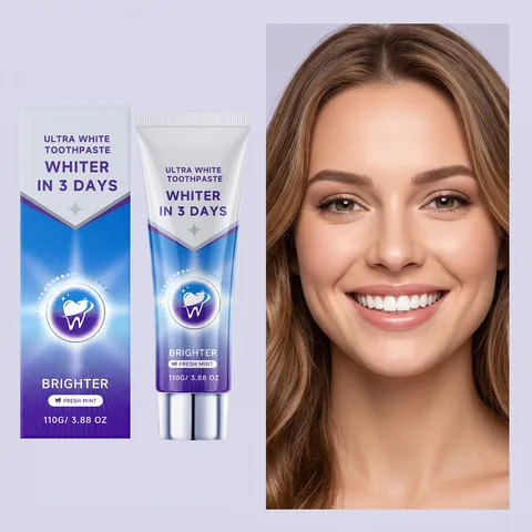 Dentifrice Soin Frais Violet Blanchiment Saveur Menthe Dents Propres Haleine Fraîche Soin Buccodentaire Quotidien Protection Émail