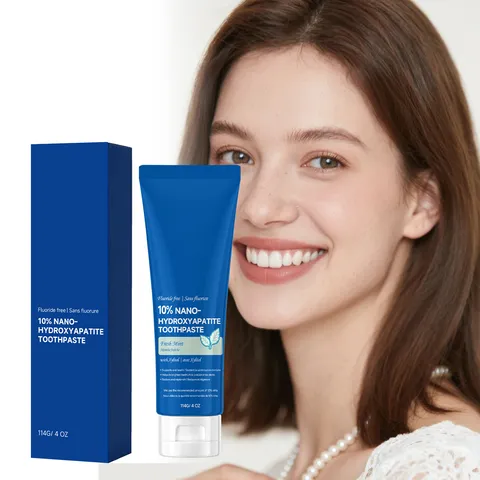 Dentifrice Nano Hydroxyapatite Saveur Menthe Blanchissant Anti Caries Sans Fluor Soin Buccal Nettoyage Quotidien