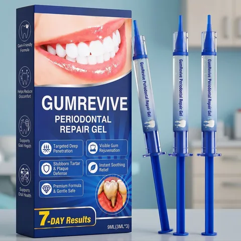 Professionelles Zahnfleischreparaturgel Mundpflege Behandlung Sanfte Beruhigende Parodontale Formel Mit Tragbarem Spritzendesign