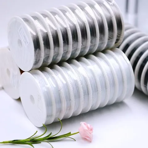 Stainless Steel Beading Wire Craft Wire Spool For DIY Pearl Necklace Bracelet Jewelry Making Lead Wire String Thread