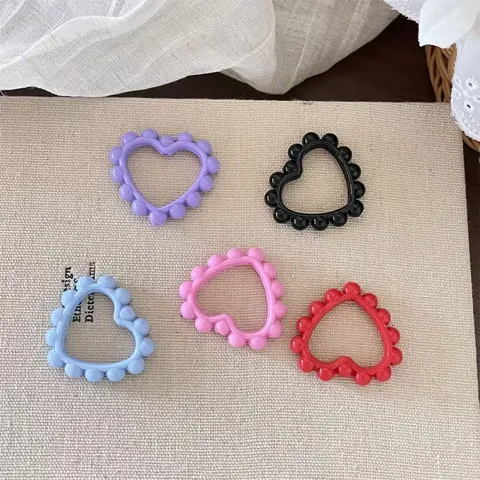 Acryl Liebe Herz Girlande Anhänger DIY Schmuck Zubehör Handgemachte Auto Anhänger Schlüsselanhänger Bastelbedarf