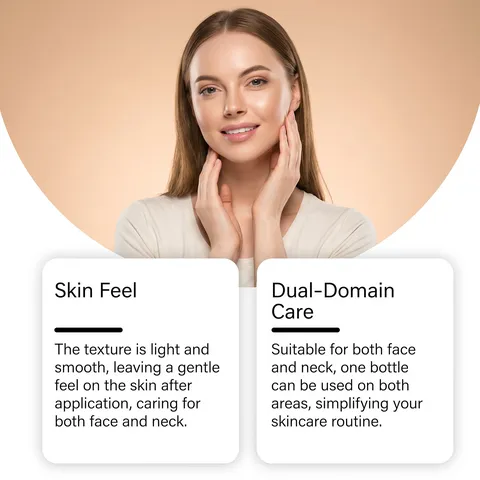 Collagen Peptide Facial Essence Anti Aging Serum With Micro Needle Dropper For Face And Neck Skin Care