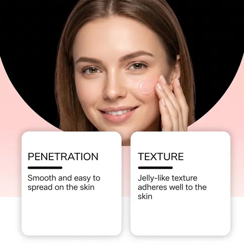 PDRN Collagen Glow Jelly Serum Moisturizing Hydrating Brightening Facial Serum Skin Care