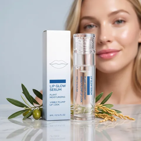 Sérum Éclat Lèvres Nourrissant Extrait Végétal Botanique Soin Hydratant Brillance Traitement Repulpant Lèvres