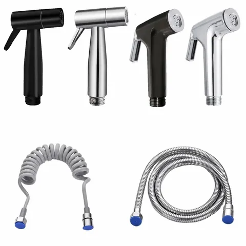 ABS Kunststoff Bidet Sprühgerät Toilette Reinigung Hand Sprühgerät Schlauch Halterung Badezimmer Duschkopf Set