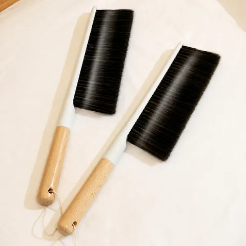 Household Bed Cleaning Brush Long Handle Soft Bristle Dusting Brush For Bedroom Carpet Bedding Sweeper Dust Removal Tool