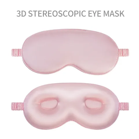Minimalistisch Satin Schlaf Augenmaske 3D Stereoskopisch Verdunkelung Augenblende Für Ruhe Reise Atmungsaktiv Augen Schatten