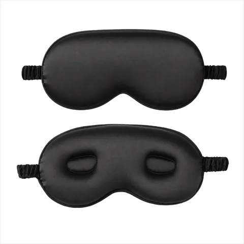 Minimalistisch Satin Schlaf Augenmaske 3D Stereoskopisch Verdunkelung Augenblende Für Ruhe Reise Atmungsaktiv Augen Schatten