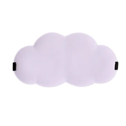 Máscara para Dormir de Nube 3D para Hombres Mujeres Blackout Transpirable Seda de Hielo Cubierta de Ojos Ajustable para Dormir en Casa