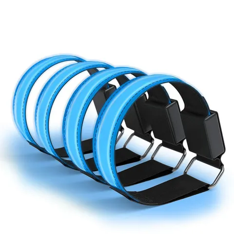 LED Lichtgevende Armband USB Oplaadbaar Nachtelijk Hardlopen Veiligheidsuitrusting Reflecterende Sport Armband LED Armband