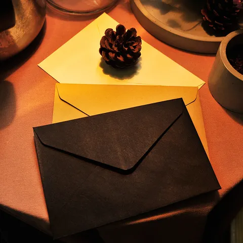 Sobre de Papel Kraft en Blanco Retro Papelería Creativa Sobre de Almacenamiento de Postales Sobre de Regalo de Fiesta de Bodas de Negocios