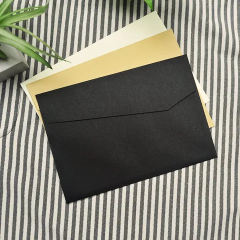 Sobre de Papel Kraft en Blanco Retro Papelería Creativa Sobre de Almacenamiento de Postales Sobre de Regalo de Fiesta de Bodas de Negocios