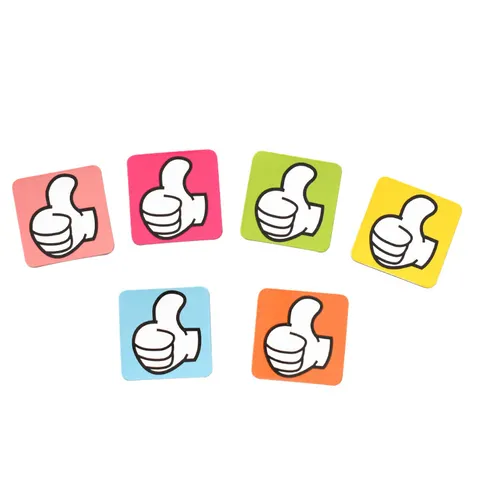 Colorful Thumb Magnetic Stickers Classroom Incentive Rewards Refrigerator Magnets For Teaching Office School Supplies