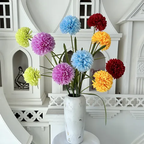 Artificial Hydrangea Flower Silk Cloth Fake Flowers Nordic Style Home Decor Wedding Party Floral Arrangement