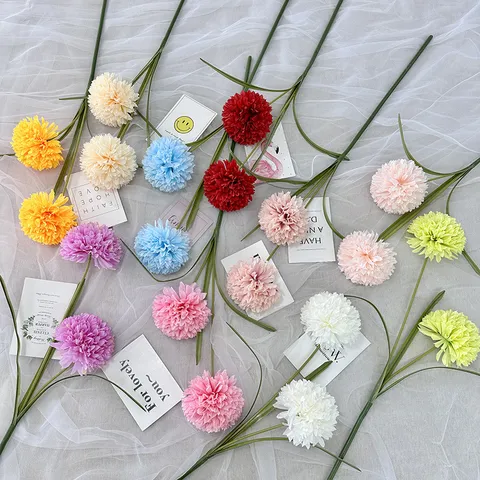 Artificial Hydrangea Flower Silk Cloth Fake Flowers Nordic Style Home Decor Wedding Party Floral Arrangement