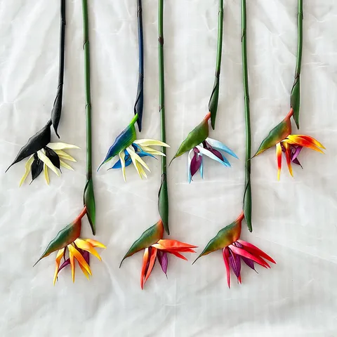 Artificial Bird Of Paradise Flower Fake Plant Simulation Flower Arrangement For Home Restaurant Decor Photography Props