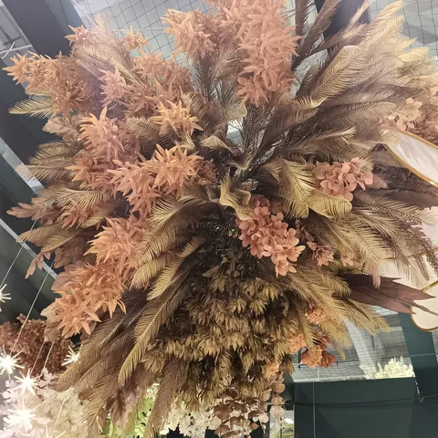 Artificial Cycas Leaf Plant Bouquet Nordic Style Indoor Decoration Green Plant Fake Leaves Home Ornament