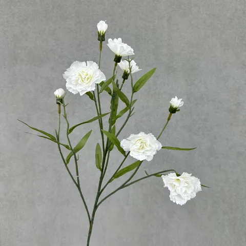 Multi Head Small Carnation Artificial Silk Flower Home Decor Table Arrangement Wedding Hall Fake Floral Decoration