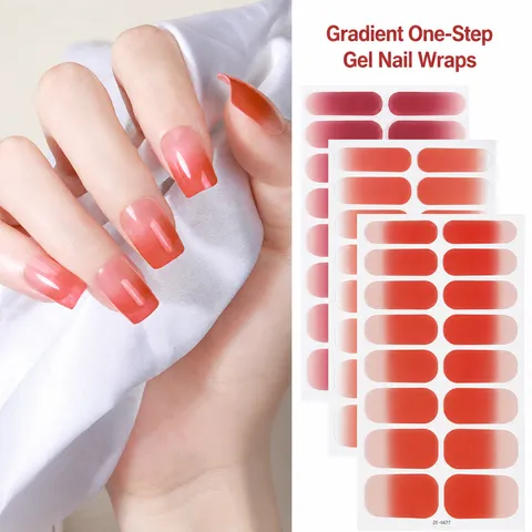Verlauf Nagellackfolie Aufkleber Einfach Europäisch Und Amerikanisch Nail Art Aufkleber Mit Nagelfeile