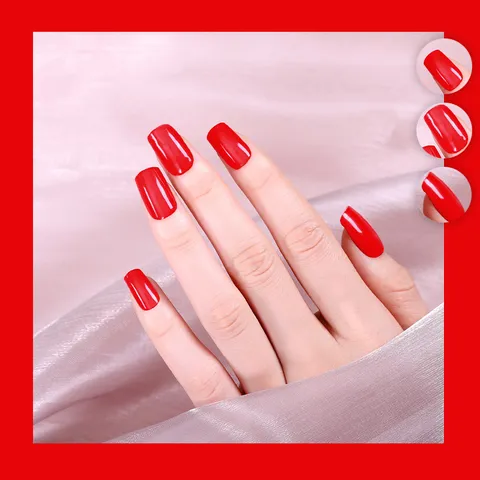 Solid Color Nail Wraps 22 Tips Full Cover Nail Polish Strips With Nail File Minimalist Cute Nail Art Stickers For Women