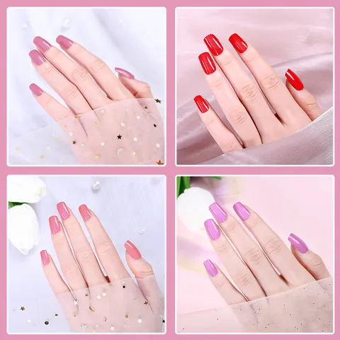 Solid Color Nail Wraps 22 Tips Full Cover Nail Polish Strips With Nail File Minimalist Cute Nail Art Stickers For Women