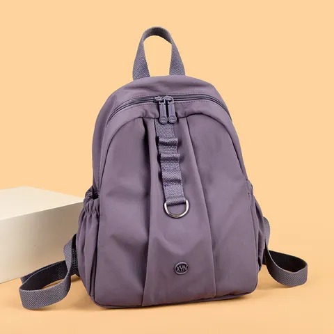 Αδιάβροχο Σακίδιο από Ύφασμα Oxford Πλισέ Casual Τσάντα Ταξιδιού για Γυναίκες Σχολική Τσάντα με Γάντζο και Πολλές Τσέπες