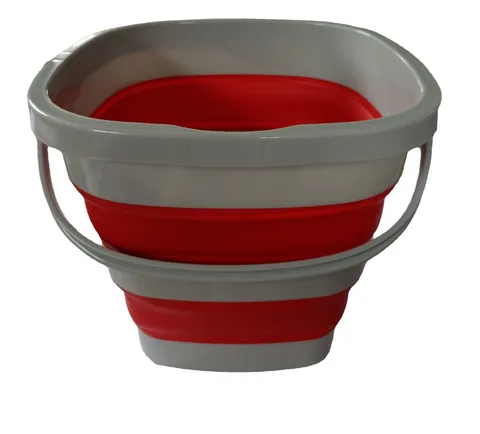 Seau Pliable Portable Conteniteur d'Eau Pliant Seau Télescopique Pour Lavage de Voiture Pêche en Plein Air Rangement Maison