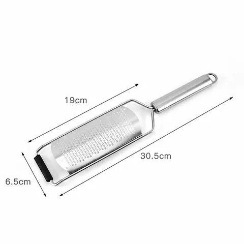 Râpe à Fromage en Acier Inoxydable Râpe à Gingembre Multifonctionnelle Éplucheur Double Usage Outil de Cuisine