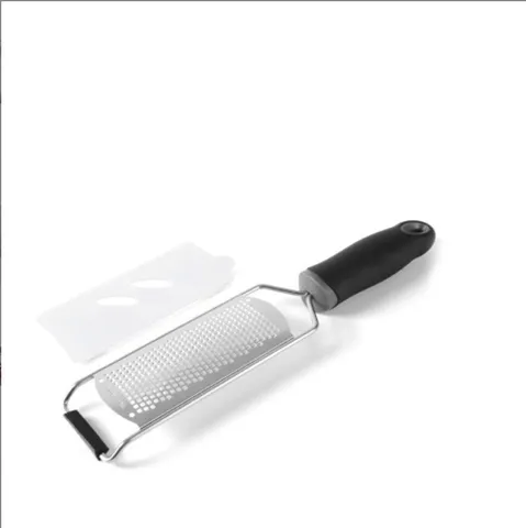 Multifunctional Stainless Steel Cheese Grater With PP Handle Lemon Zest Grater Coarse Fine Shredding Kitchen Slicer Tool