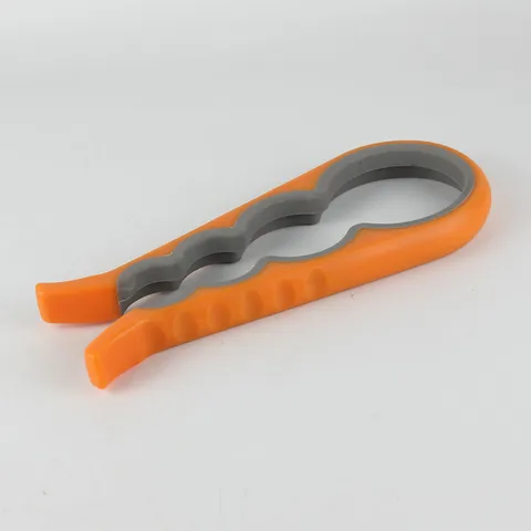 Ouvre-Bocal Multifonctionnel Quatre en Un Ouvre-Bouteille en Caoutchouc Antidérapant Outil de Cuisine Retirer Bouchon Gadget Quotidien