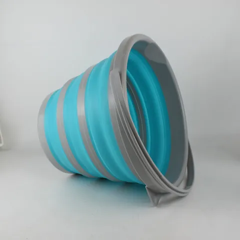 Seau Pliant Portable Pêche en Plein Air Stockage de Voiture Télescopique Seau à Eau pour Camping Voyage Nettoyage de Maison