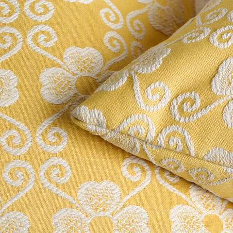 Moderno Minimalista Trifoglio Jacquard Federa per Cuscino Copricuscino Decorativo per Divano Soggiorno Decorazioni per la Casa