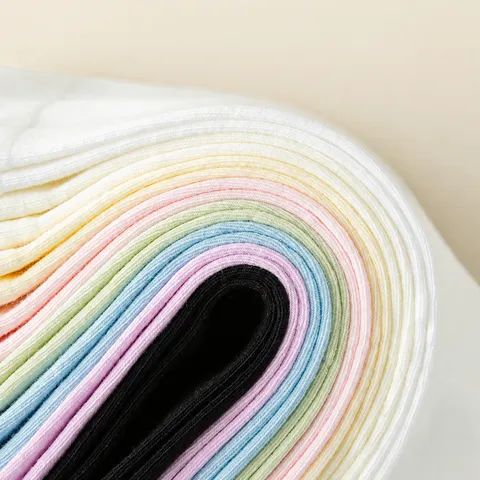 Calcetines Slouch de Puro Algodón para Mujer Calcetines de Media Caña de Color Sólido Casual Transpirables Desodorantes Diarios