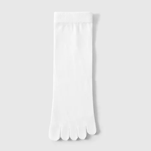 Calcetines de Mezcla de Algodón para Hombre Transpirable Desodorante Cinco Dedos Cómodo Deportivo Casual