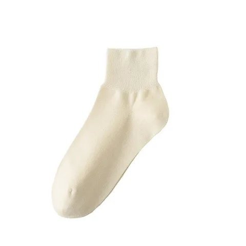 Calcetines de Tubo Media Pantorrilla de Color Sólido Casual para Mujer Calcetines de Algodón Ligeros y Transpirables Uso Diario Suaves