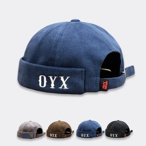 Unisex Corduroy Docker Hat Retro Rolled Cuff Skull Cap Hip Hop Streetwear Watch Cap Für Männer Frauen