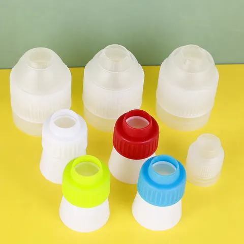 Plastic Cake Piping Nozzle Coupler Set Small Medium Large Cake Decorating Tools Baking Accessories