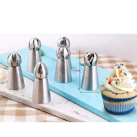 Stainless Steel Piping Tips Cake Decorating Kit With Silicone Pastry Bags Couplers And Cleaning Brush For Baking