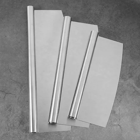 Racloir De Banc En Acier Inoxydable Coupe-Pâte Couteau À Pâtisserie Avec Échelle De Mesure Et Poignée Ronde Pour Outil De Cuisine De Cuisson