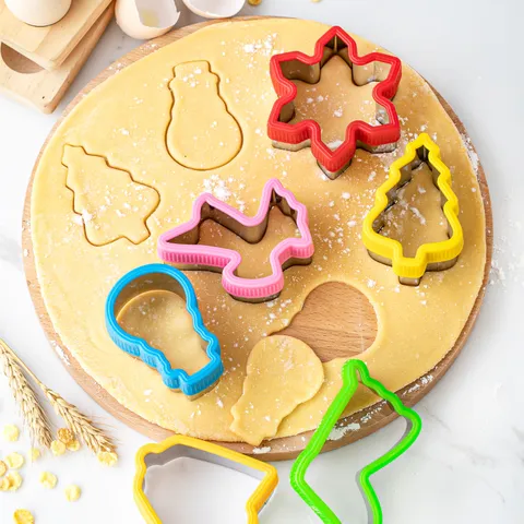 Christmas Cookie Cutters Stainless Steel Sandwich Bread Mold Baking Pastry Tools Holiday Party