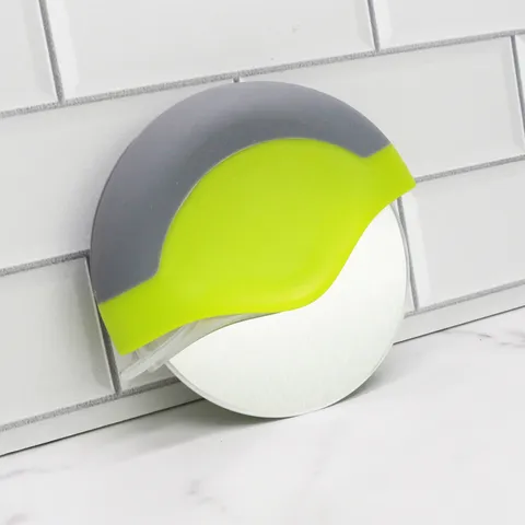 RVS Pizzasnijder Wiel Met Beschermhoes Ergonomische Antislip Handgreep Keukengereedschap
