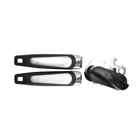Abrelatas Manual de Acero Inoxidable Multifunción Borde Liso Cortador de Latas Abrebotellas Profesional Herramienta de Cocina