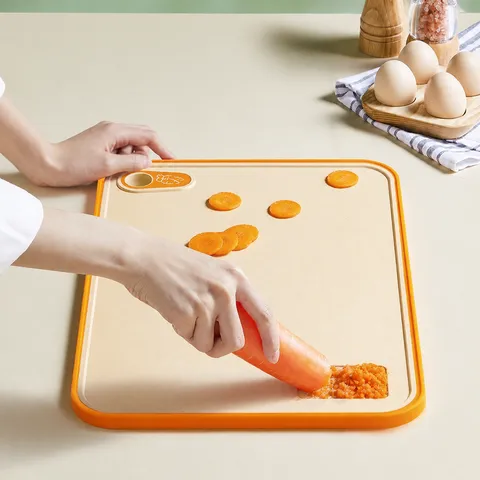 Plastic Double Sided Antibacterial Cutting Board Household Fruit Chopping Board Kitchen Anti Mold Board