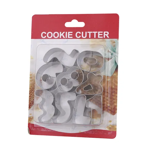 Stainless Steel Cookie Cutter Set Geometric Star Heart Flower Biscuit Mold DIY Baking Pastry Tool