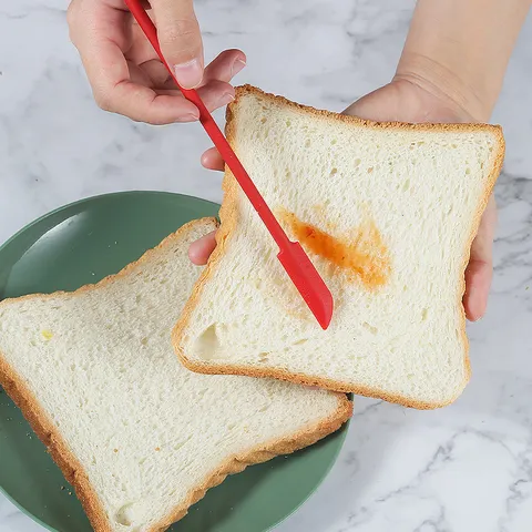 Mini Ensemble de Spatules en Silicone Spatule Cosmétique à Double Tête Grattoir à Confiture
