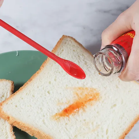 Mini Ensemble de Spatules en Silicone Spatule Cosmétique à Double Tête Grattoir à Confiture