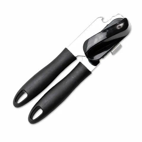 Abrelatas Manual de Acero Inoxidable Herramienta de Cocina Multifuncional Con Mango Antideslizante Abrebotellas Resistente