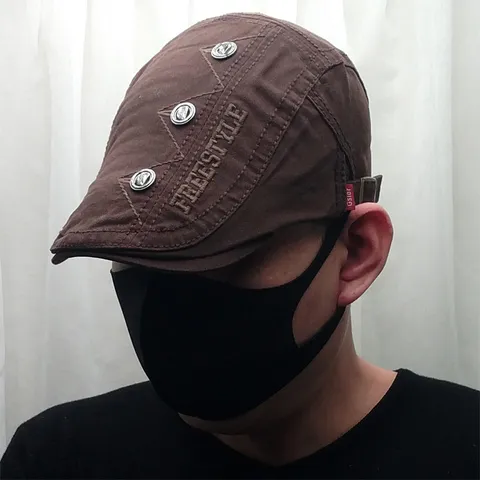 Retro British Beret For Women Men Cotton Flat Cap Letter Embroidery Metal Rivet Newsboy Hat Casual Spring Autumn Visor Cap